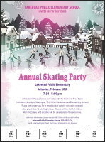 Skating Party Logo Flyer