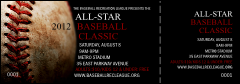 Baseball Stiches Event Ticket
