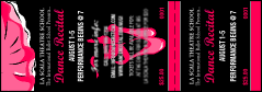 Dance Recital Event Ticket