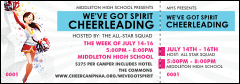 Cheerleading Spirit Event Ticket