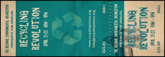 Recycling Symbol Event Ticket