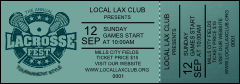Lacrosse Event Ticket