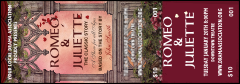 Romeo and Juliet Event Ticket