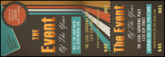 All Purpose Retro Event Ticket