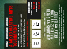 Contemporary Mixed Martial Arts Invitation