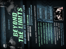 MMA Main Event Invitation (Blue)