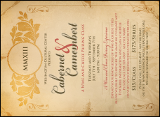 Year Parchment Paper Invitation