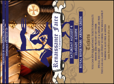 Renaissance Fair Armor Invitation