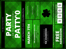 St. Patrick's Day Plaid Invitation