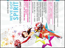 Cheerleading Spirit Invitation
