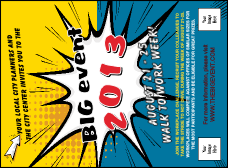 Retro Comic Book Invitation