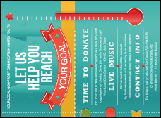 Fundraising Thermometer Invitation