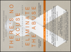 White Ribbon Invitation