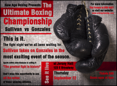 Boxing Gloves Invitation