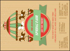 Merry Go Round Invitation