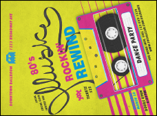 80s Music Invitation