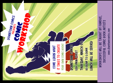 Comic Book Invitation