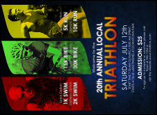 Triathlon Invitation