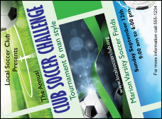 Soccer Ribbon Invitation