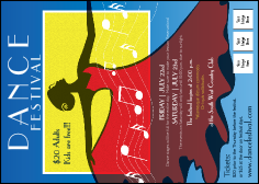 Dance Festival Postcard