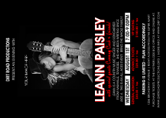 Your Photo Concert Black and Red Postcard