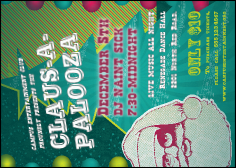 Claus-A-Palooza Postcard