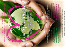 Earth Day Heart Postcard