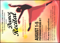 Dance Silhouette Postcard