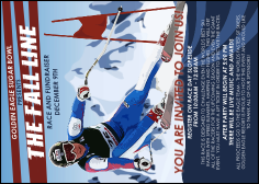 Ski Race Postcard