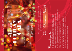 Champagne Lights Postcard