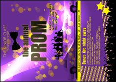 Prom Limo Postcard