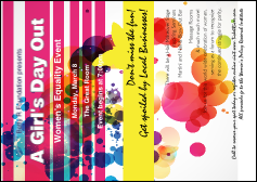 Women's Expo Abstract Postcard