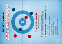 Curling Postcard