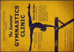 Gymnastics Postcard