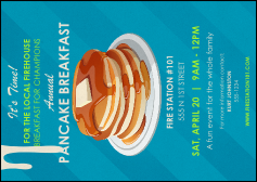 Pancake Breakfast Postcard