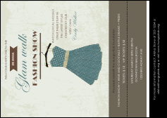 Fashion Show Postcard