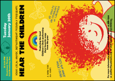 Children's Music Postcard