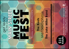 Music Festival Postcard