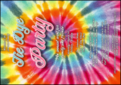 Tie Dye Postcard