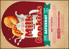 Milk & Cookies Postcard