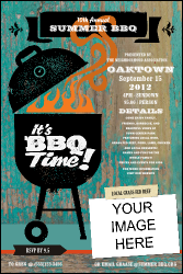 BBQ Kettle Grill Poster