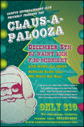 Claus-A-Palooza Poster