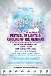 Hanukkah Abstract Poster