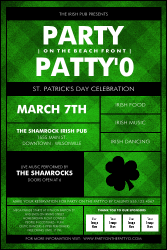 St. Patrick's Day Plaid Poster