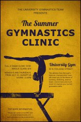 Gymnastics Poster