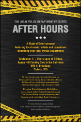 Police Caution Tape Poster