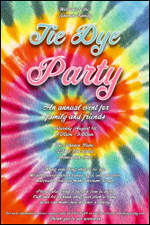 Tie Dye Poster
