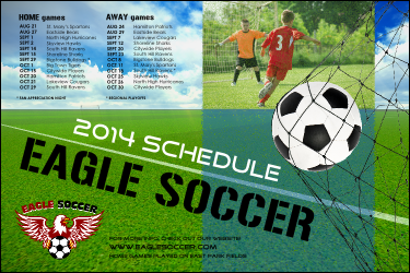 Soccer Schedule Poster