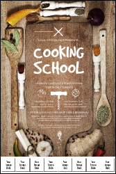 Cooking School Logo Poster
