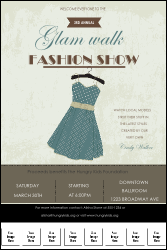 Fashion Show Logo Poster